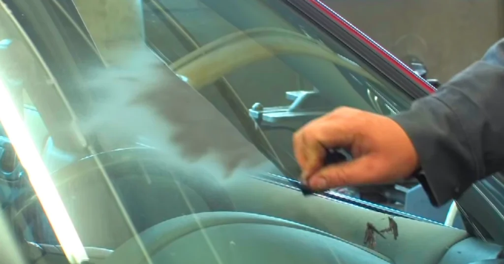 Removing Windshield Paint
